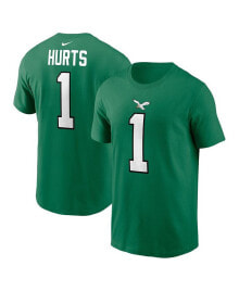 Nike big Boys Jalen Hurts Kelly Green Philadelphia Eagles Player Name and Number T-shirt
