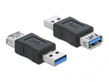 DeLOCK 66497 кабельный разъем/переходник USB 3.0 Черный