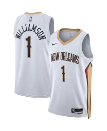 Nike men's Zion Williamson White New Orleans Pelicans Swingman Jersey - Association Edition