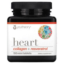 Heart, Collagen + Resveratrol, 150 Mini Tablets