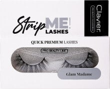 False eyelashes and glue