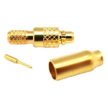 EUROCONNEX Mmcx Male Crimp Dorado RG178U Connector