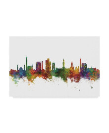 Trademark Global michael Tompsett Bradford England Skyline II Canvas Art - 15