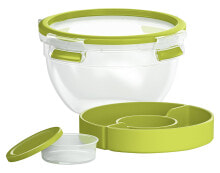 Посуда и емкости для хранения продуктов eMSA 518097 коробка для обеда Контейнер для ланча Зеленый, Прозрачный Полипропилен (ПП), Термопластичный эластомер (TPE) 1 L 1 шт