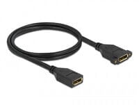 Delock 87100 - 1 m - DisplayPort - DisplayPort - Female - Female - 3840 x 2160 pixels