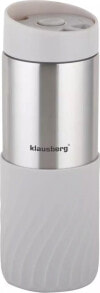 Klausberg KUBEK TERMICZNY 400ML STAL NIERDZEWNA 18/8 KLAUSBERG BEŻOWY KB-7636