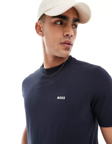 Купить мужские футболки и майки BOSS Green: BOSS GREEN t-shirt in navy