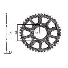 SUNSTAR SPROCKETS 520 Pitch 5-3216-43 Aluminium Rear Sprocket