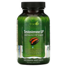 Витамины и БАДы для мужчин irwin Naturals, Testosterone UP, 60 Liquid Soft-Gels