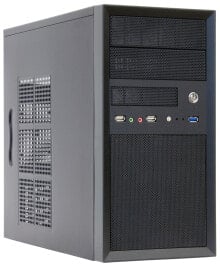 Компьютерные корпуса для игровых ПК chieftec CT-01B-OP системный блок Mini Tower Черный