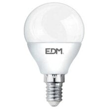 EDM Spherical LED Bulb E14 5W 400 Lumens 3200K