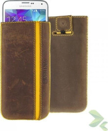 Купить чехлы для смартфонов Valenta: Valenta Valenta Pocket Stripe Vintage - Skórzane Etui Wsuwka Samsung Galaxy S5, Sony Xperia Z I Inne (brązowy)