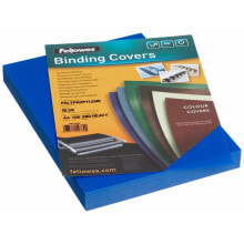 Binding covers Fellowes 100 Units Blue A4 polypropylene