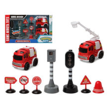 Игрушечные машинки и техника для мальчиков Игрушечная машинка Shico Пожарная служба с аксессуарами, с световыми и звуковыми эффектами
