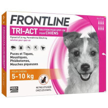 Средства от блох и клещей для собак fRONTLINE TRI-ACT 5-10 кг - 6 пипеток