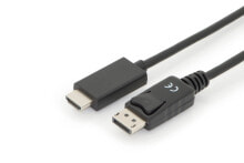 ASSMANN Electronic AK-340303-020-S видео кабель адаптер 2 m HDMI Тип A (Стандарт) DisplayPort Черный