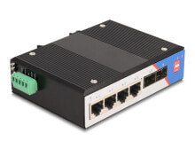 Industrie Gigabit Ethernet Switch 4 Port RJ45 2 SFP für
