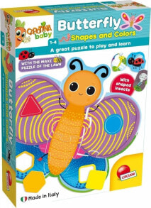 Lisciani Butterfly Carotina Baby Educational Kit, Shapes and Colors