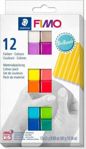 Fimo Thermosetting mass modeling clay a set of 12 colors