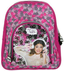 Детские рюкзаки и ранцы для школы для девочек рюкзак для девочки Derform. 1 отделение. Виолетта, розовый.