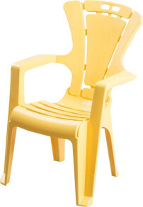 Yellow non-slip children's chair