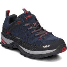 Спортивная одежда, обувь и аксессуары мужские кроссовки спортивные треккинговые синие текстильные низкие демисезонные CMP Rigel Low