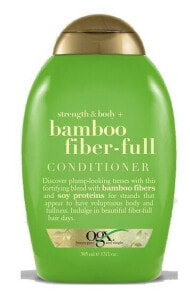 Бальзамы, ополаскиватели и кондиционеры для волос ogx Strength + Body Bamboo Fiber-Full Conditioner Укрепляющий кондиционер с бамбуковым волокном 385 мл