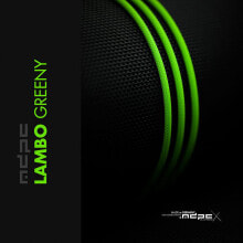 Купить различные комплектующие для компьютеров MDPC-X: MDPC-X Sleeve XTC - Lambo-Greeny UV, 1m