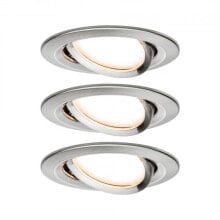 Комплект встраиваемых светодиодных светильников Paulmann Nova Coin Led 93447 LED 1x6.5W ∅8,4cm