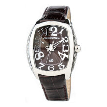 Мужские наручные часы с ремешком Мужские наручные часы с коричневым кожаным ремешком Chronotech CT7998M-14 ( 42 mm)