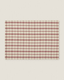 Check cotton placemat (pack of 2).