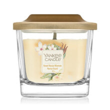 Yankee Candle Sweet Nectar Blossom восковая свеча Квадратный Прозрачный, Желтый 1 шт 5038581050492
