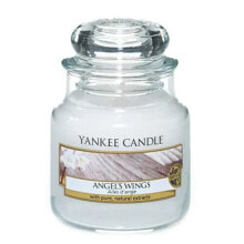Yankee Candle Aromatic Candle Angels Wings Ароматическая свеча с сливочным ароматом белых цветов и ванили 104 г