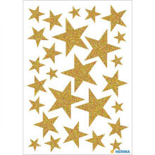 BANDAI Sticker Magic Stars Gold. Glittery