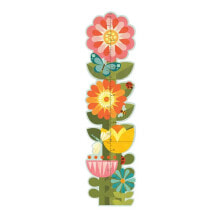 PETIT COLLAGE Garden Flowers Folding Growth Chart