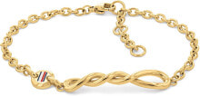 Женские браслеты Non-traditional gilded steel bracelet 2780509