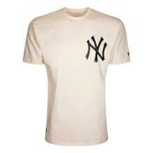 Men's T-shirts for fans nEW ERA MLB New York Yankees Big Logo Oversized Short Sleeve T-Shirt