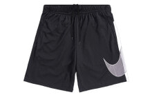 Nike 大钩子拼接篮球运动短裤 男款 白黑色 / Шорты Nike Shorts CJ6690-010