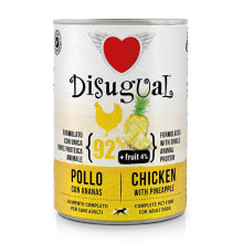 Купить товары для собак DISUGUAL: DISUGUAL Fruit Chicken Pineapple 6x400g Wet Dog Food