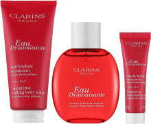 Clarins Eau Dynamisante - Duftset (Eau de Toilette 100ml + Körperlotion 100ml + Duschgel 30ml)