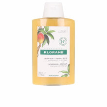 Шампуни для волос Klorane Mango Dry Hair Nourishing Shampoo Питательный шампунь с экстрактом манго для сухих волос 200 мл