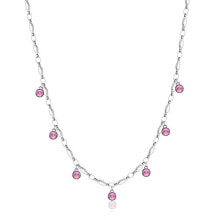 Ювелирные колье symhonia Pink Crystal Sparkling Necklace BYM140