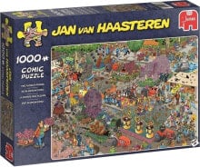 Детские развивающие пазлы Jumbo Puzzle 1000 Haasteren Parada kwiatów G3