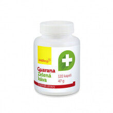 Витамины группы В Wolfberry Гуарана + Зеленая кава-капсле --Гуарана +зеленая кава --120 капсул
