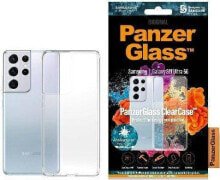 Чехлы для смартфонов чехол силиконовый прозрачный Samsung Galaxy S21 PanzerGlass