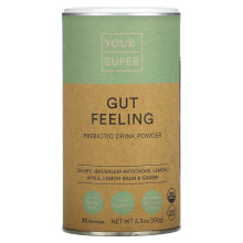 Пребиотики и пробиотики your Super, Gut Feeling, Prebiotic Drink Powder , 5.3 oz (150 g)
