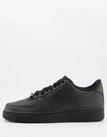 Nike – Air Force 1 '07 – Sneaker in Triple-Schwarz