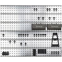 raaco 120982 - Perforated hardboard tool holder/rack - Universal - Galvanized steel - Polyacetal resin - Steel - 1 pc(s) - 1040 mm