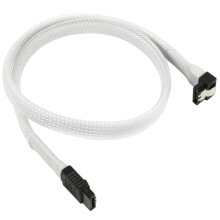 Nanoxia NXS6G4W кабель SATA 0,45 m Белый