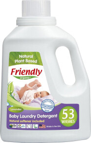 Стиральный порошок friendly Organic Płyn do prania ubranek dziecięcych, lawendowy, 1567 ml (FRO00010)